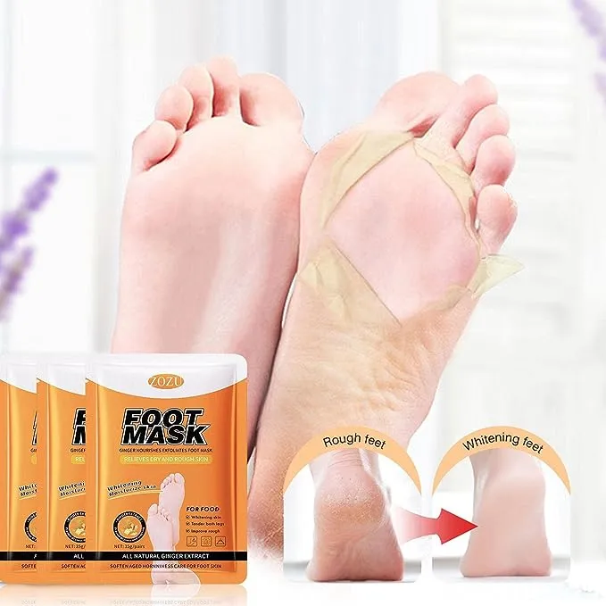 10 Pairs Ginger Foot Mask