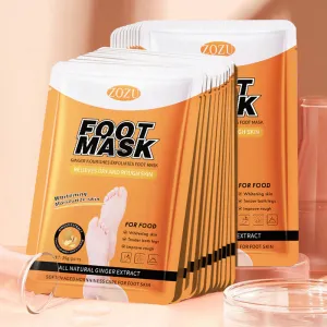 10 Pairs Ginger Foot Mask