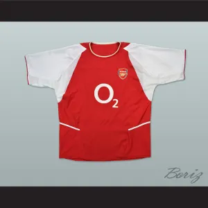 2002-2004 Arsenal London FC Red Soccer Jersey