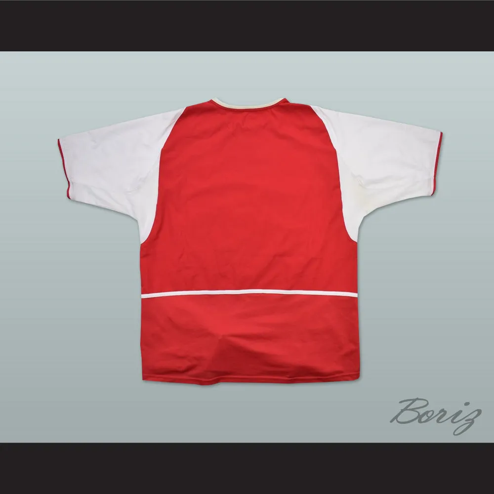 2002-2004 Arsenal London FC Red Soccer Jersey