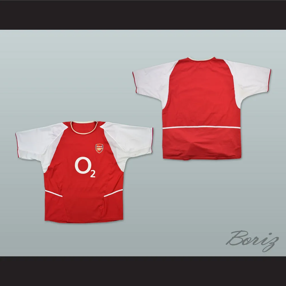 2002-2004 Arsenal London FC Red Soccer Jersey