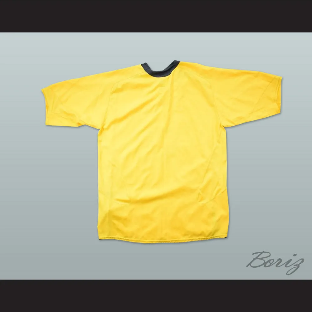 2005-2006 Arsenal London FC Yellow Soccer Jersey