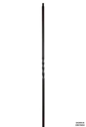2650 Series KW14-1TW Knee Wall Single Twist Iron Baluster