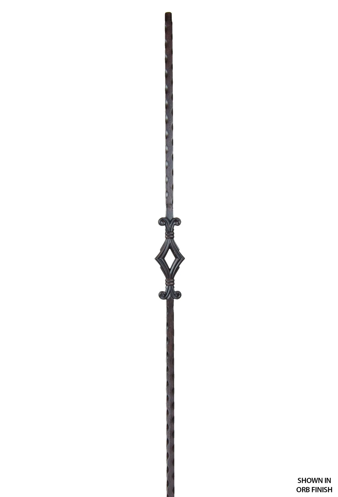 2760 Series M133 Single Diamond Mediterranean Iron Baluster