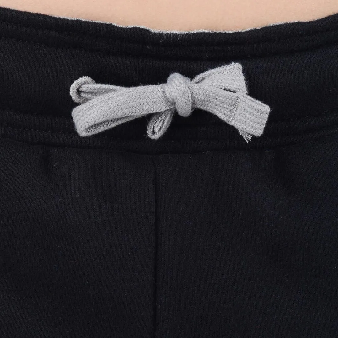 520 Boys' Slim-Fit Warm Gym Bottoms With Pockets - Black