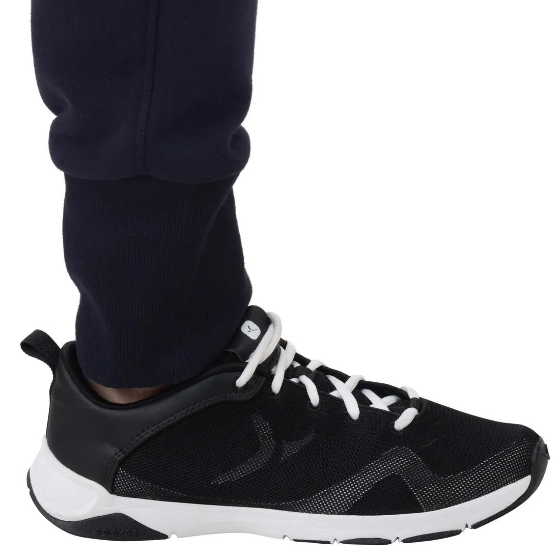 520 Boys' Slim-Fit Warm Gym Bottoms With Pockets - Black