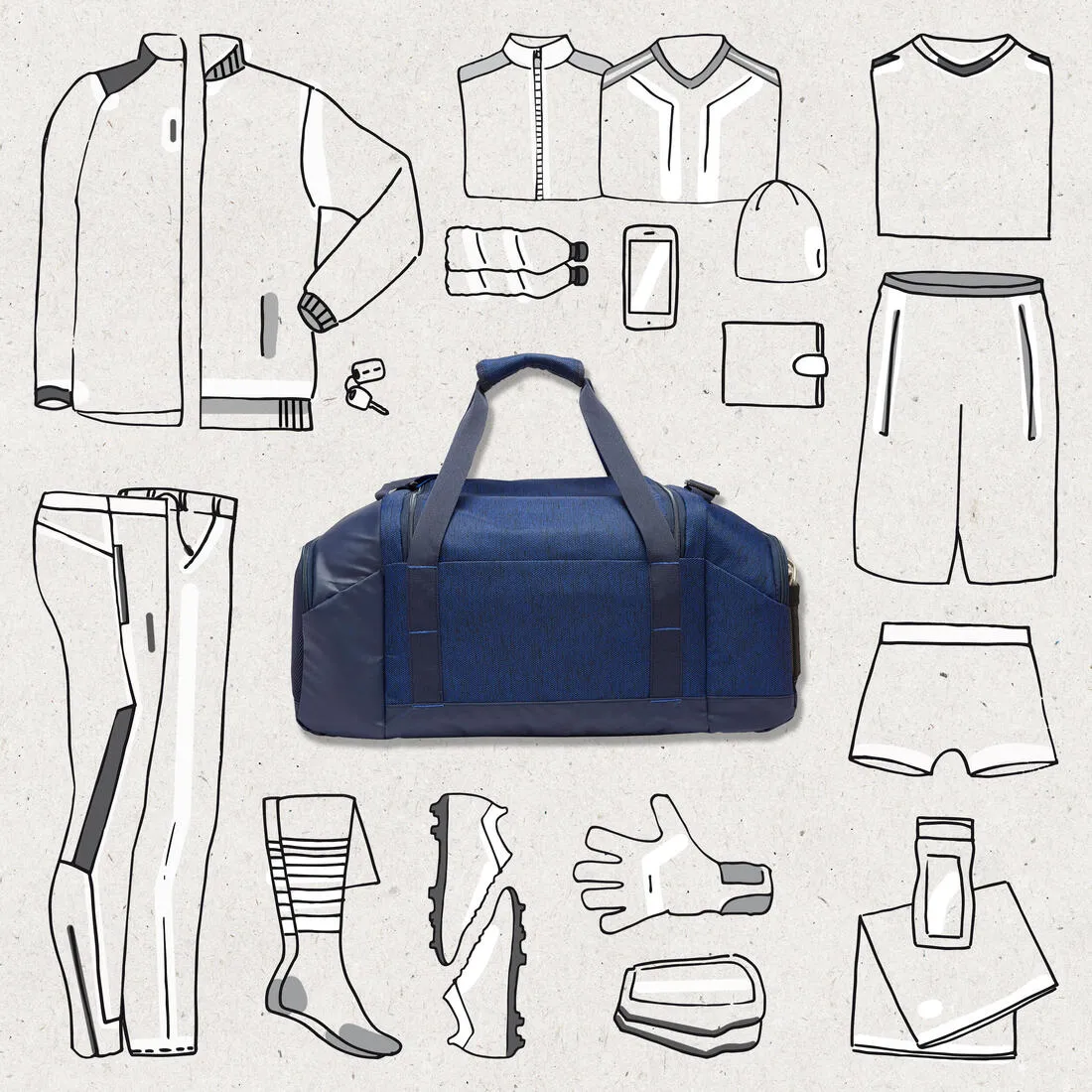 55L Sports Bag Academic