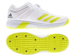 Adidas Adipower Vector Cricket Shoes White/Yellow