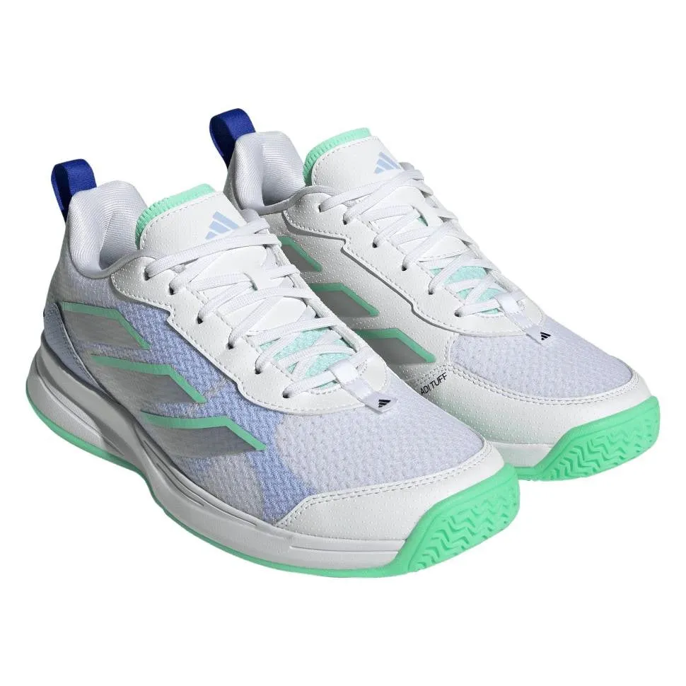 adidas AvaFlash Women's Tennis Shoe (White/Blue)