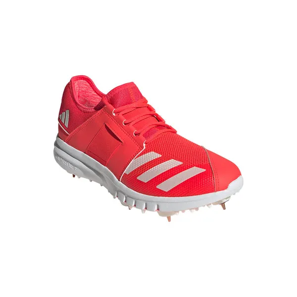 ADIDAS HOWZAT 20 LUCID RED SPIKE CRICKET SHOES - SENIOR
