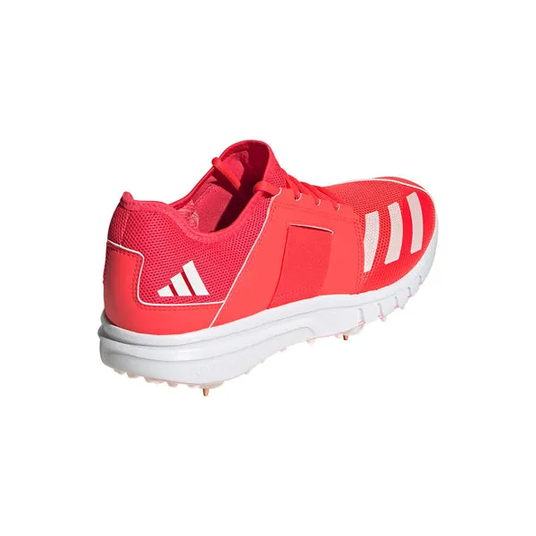 ADIDAS HOWZAT 20 LUCID RED SPIKE CRICKET SHOES - SENIOR