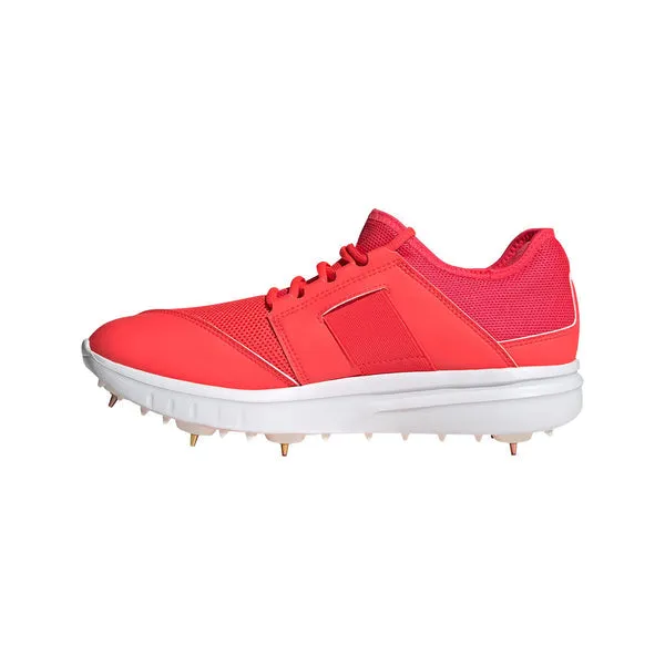 ADIDAS HOWZAT 20 LUCID RED SPIKE CRICKET SHOES - SENIOR