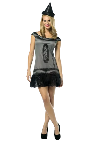 Adult Grey Glitter Crayola Costume