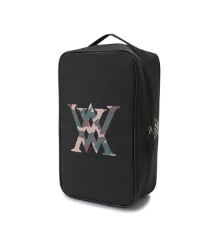 ANEW Golf: Camo Logo Shoe Case - Black