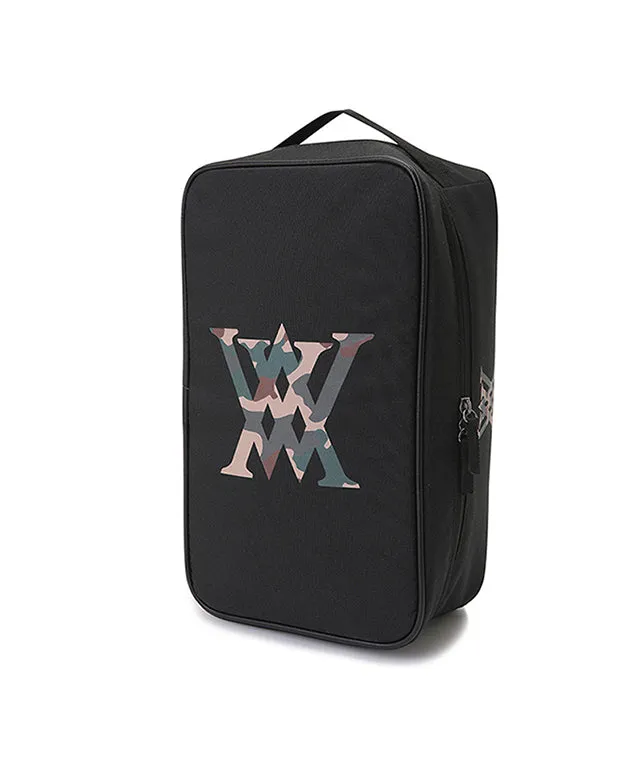 ANEW Golf: Camo Logo Shoe Case - Black
