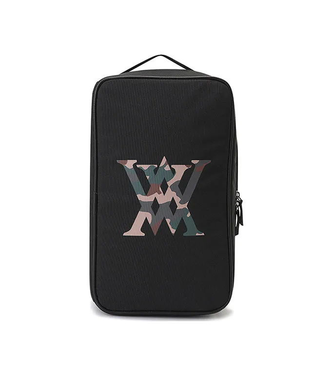 ANEW Golf: Camo Logo Shoe Case - Black