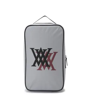ANEW Golf: Double Logo Shoe Case - Gray