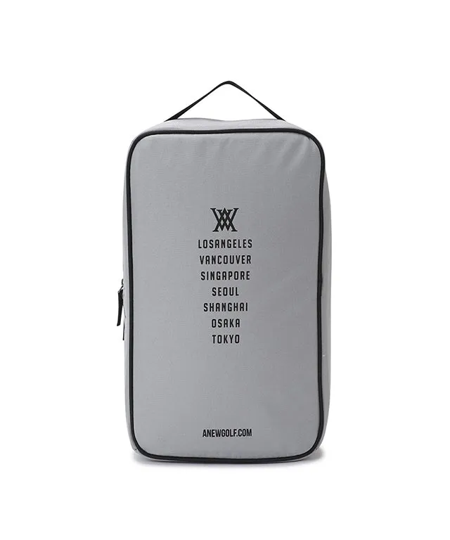 ANEW Golf: Double Logo Shoe Case - Gray