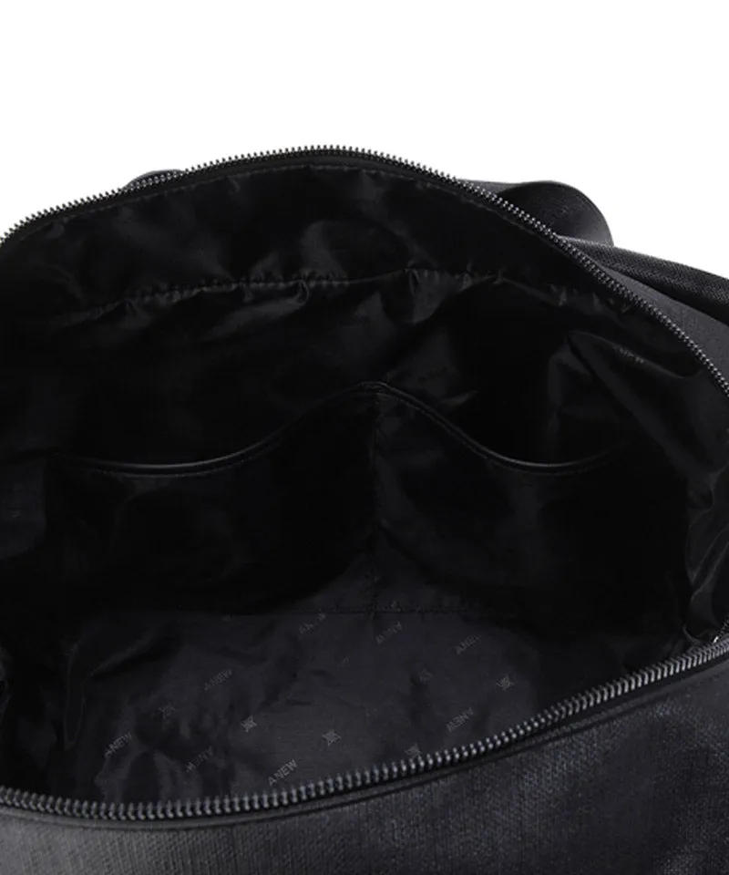 Anew Shirring Boston Bag - Black