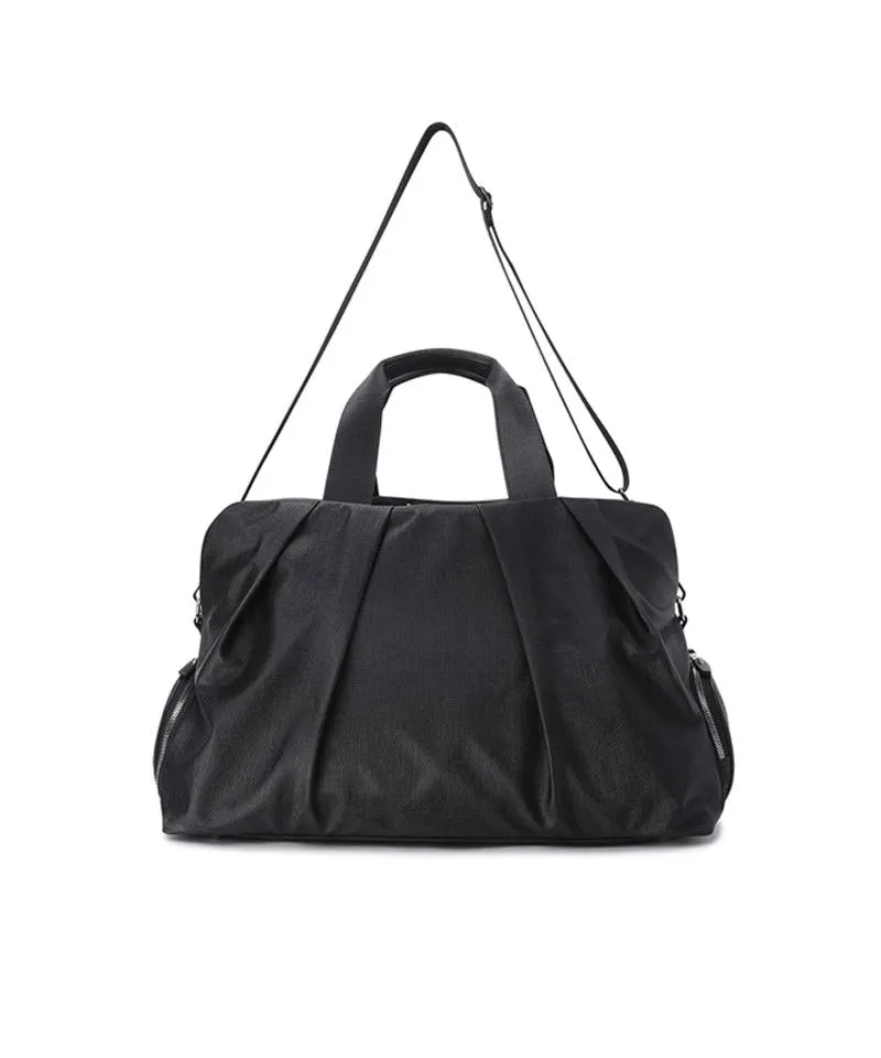 Anew Shirring Boston Bag - Black