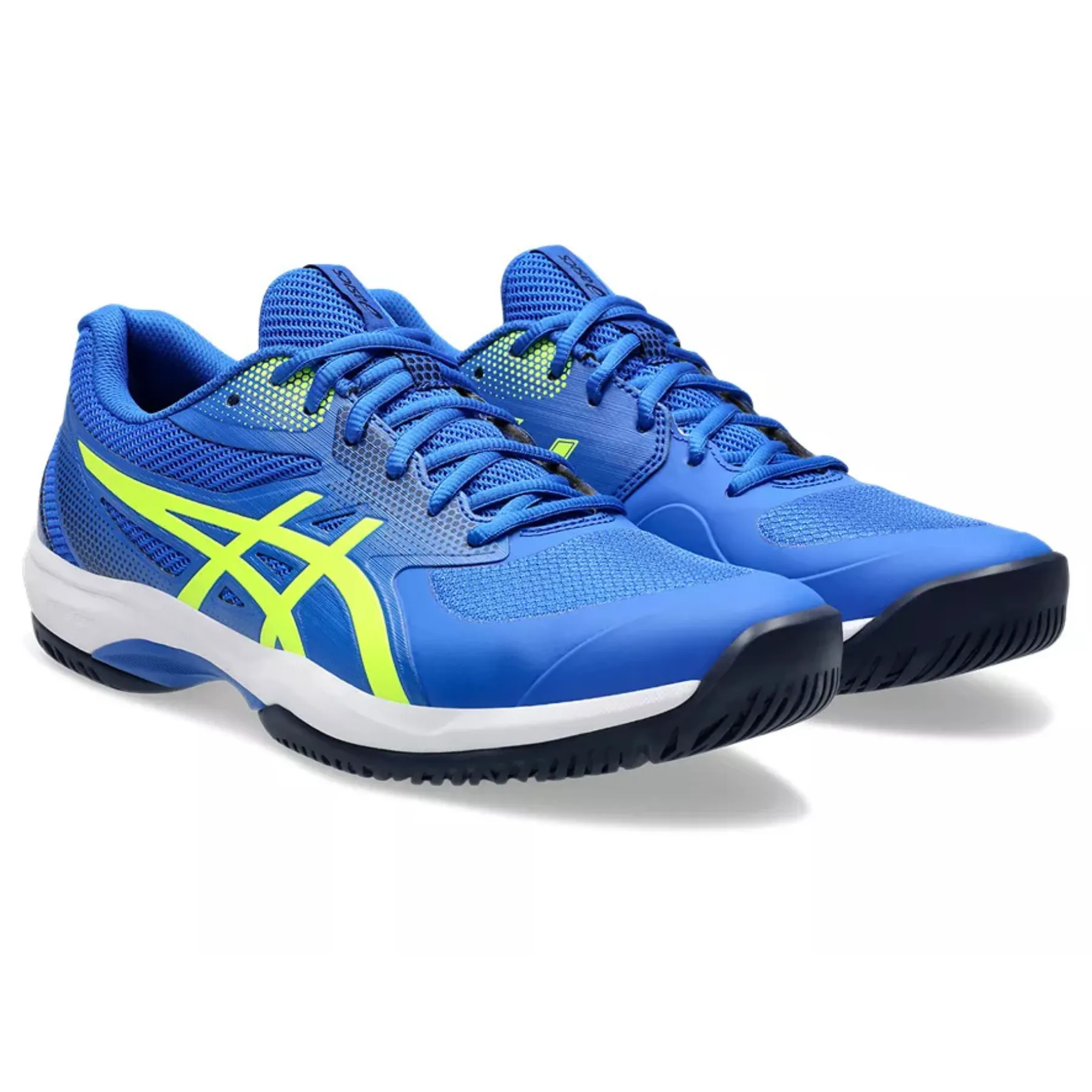 Asics Game FF Pickleball Shoes - Illusion Blue / Safety Yellow