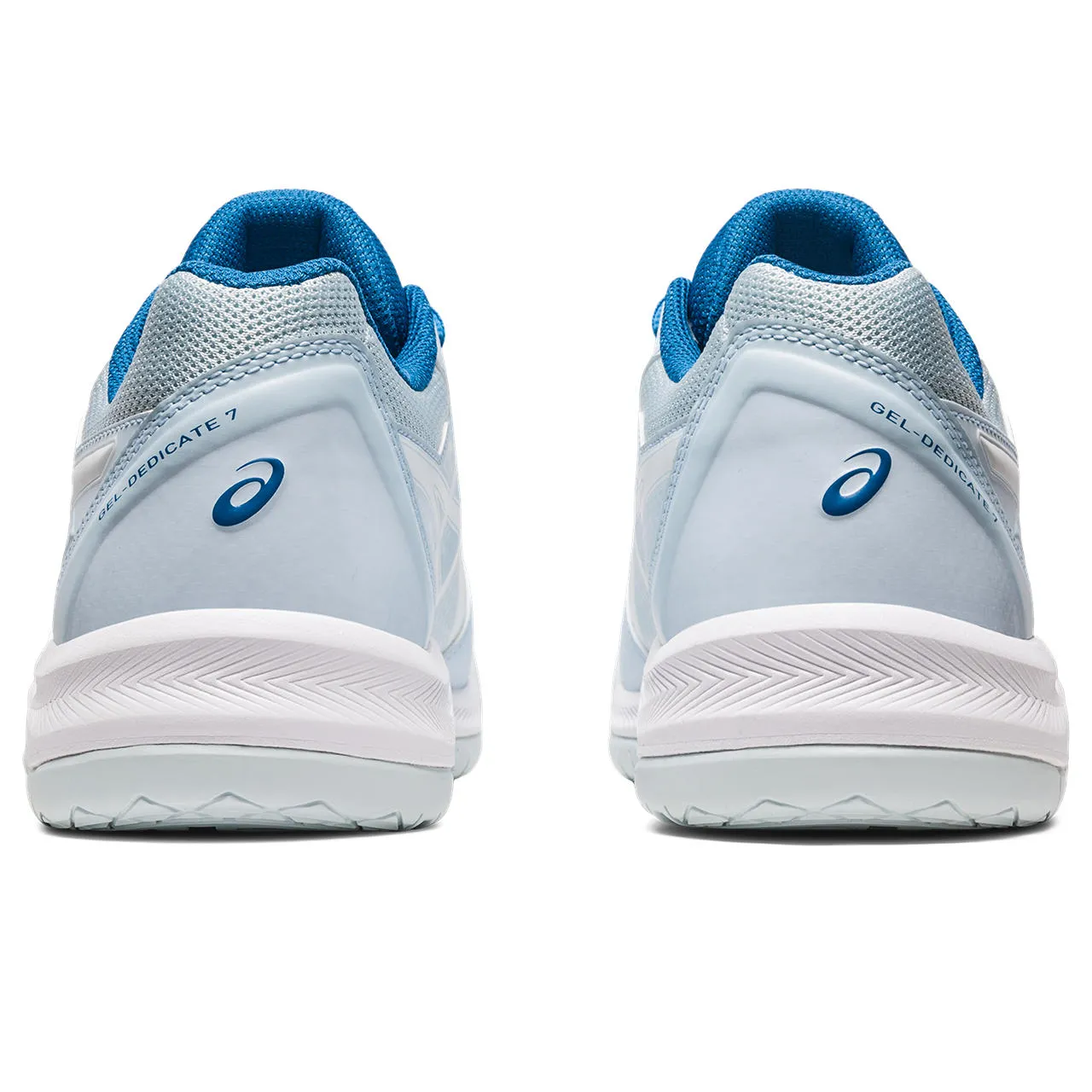 Asics Gel Dedicate 7 Women's Tennis Shoe (Sky/White)
