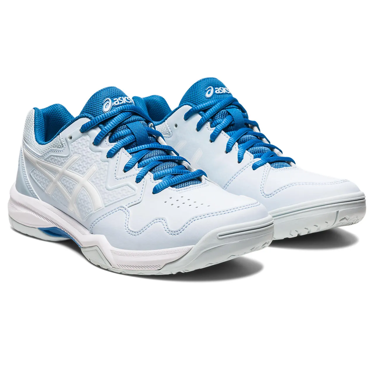 Asics Gel Dedicate 7 Women's Tennis Shoe (Sky/White)
