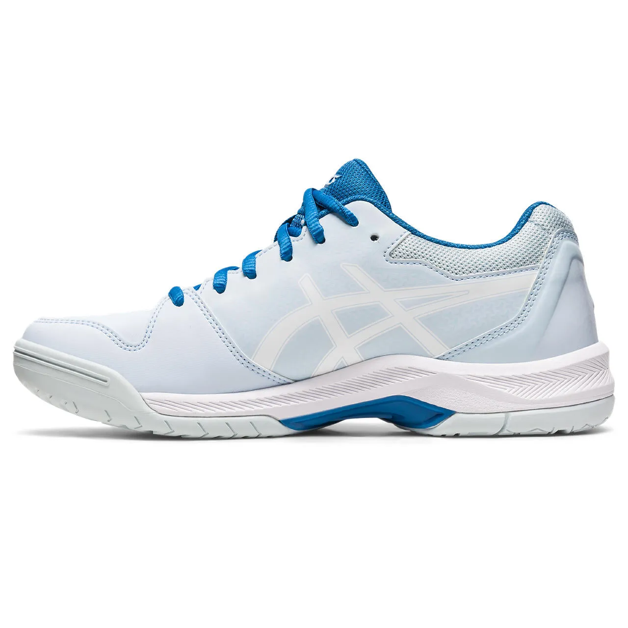 Asics Gel Dedicate 7 Women's Tennis Shoe (Sky/White)