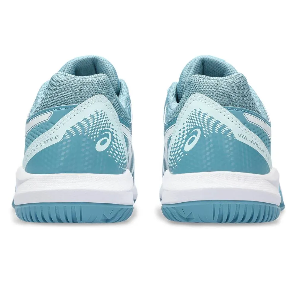 Asics Gel Dedicate 8 Wide Women's Tennis Shoe (Blue/White)