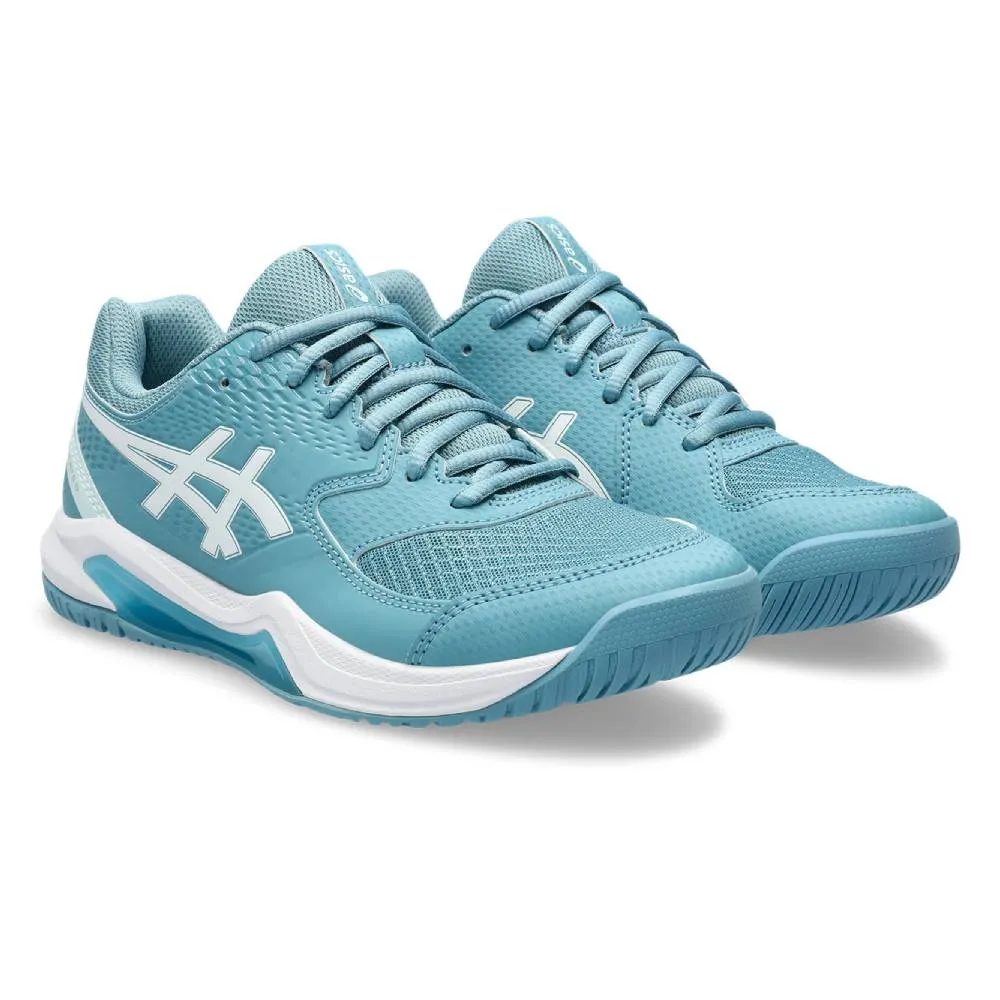 Asics Gel Dedicate 8 Wide Women's Tennis Shoe (Blue/White)