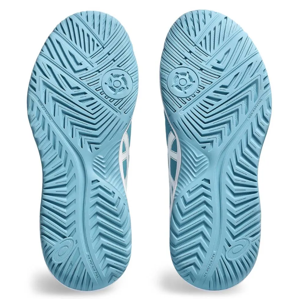 Asics Gel Dedicate 8 Wide Women's Tennis Shoe (Blue/White)