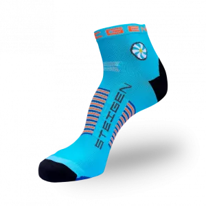Big Foot (Size 12  Only) Blue Running Socks ¼ Length