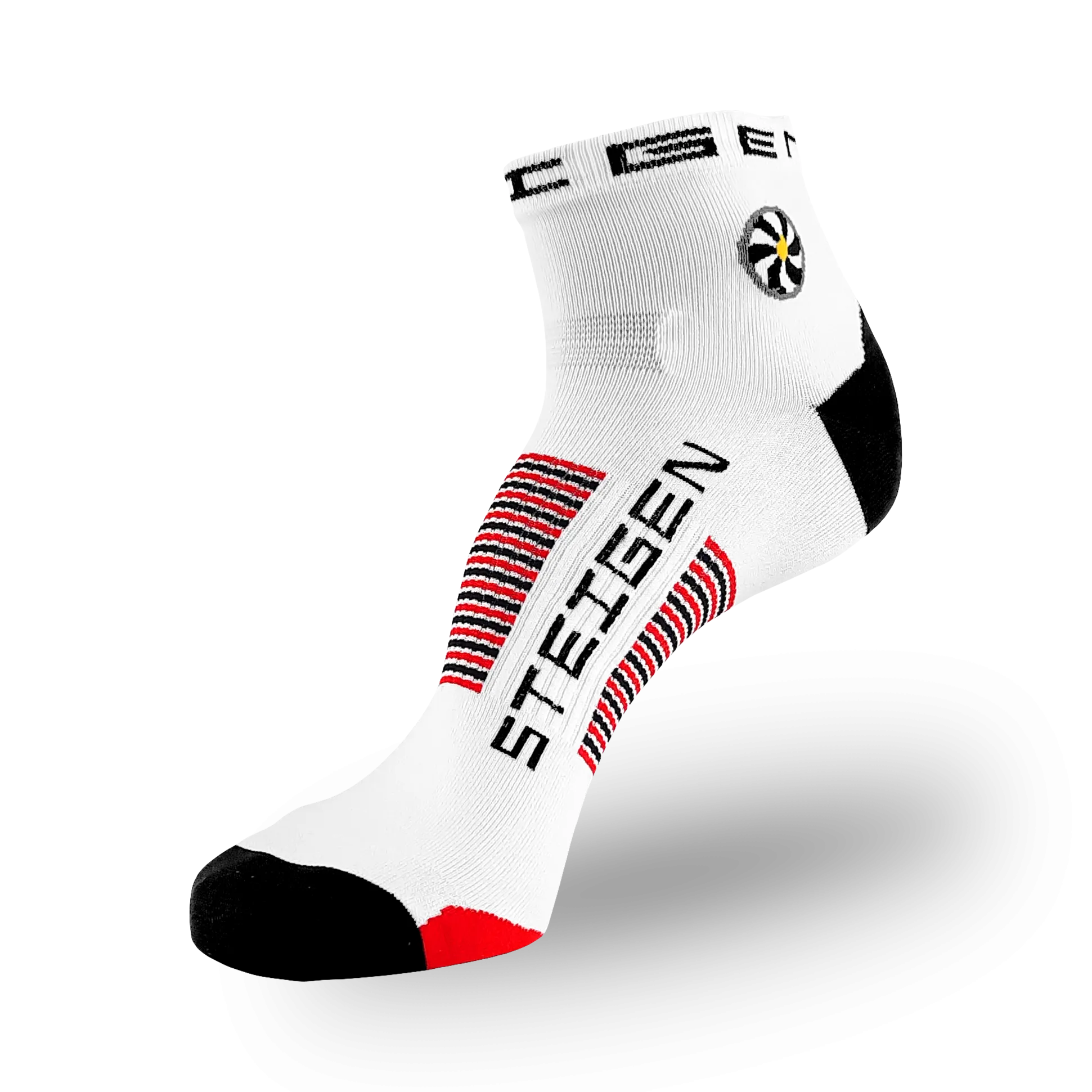 Big Foot (Size 12  Only) White Running Socks ¼ Length