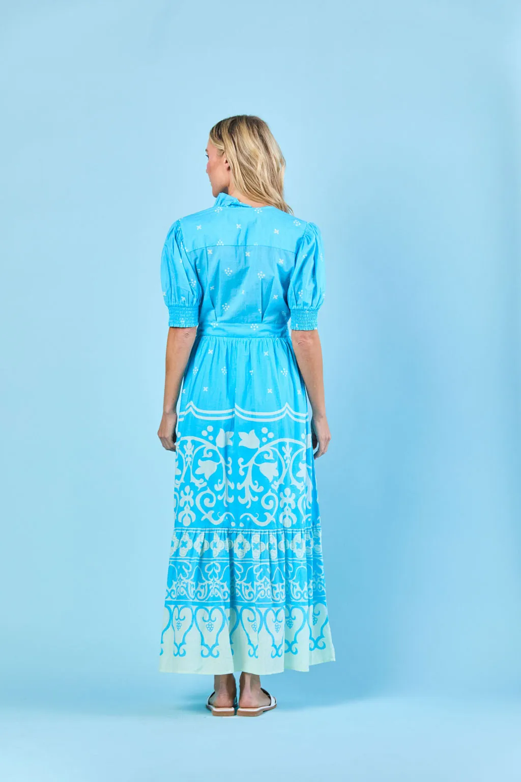 Birdie Dress in Sky Tulum