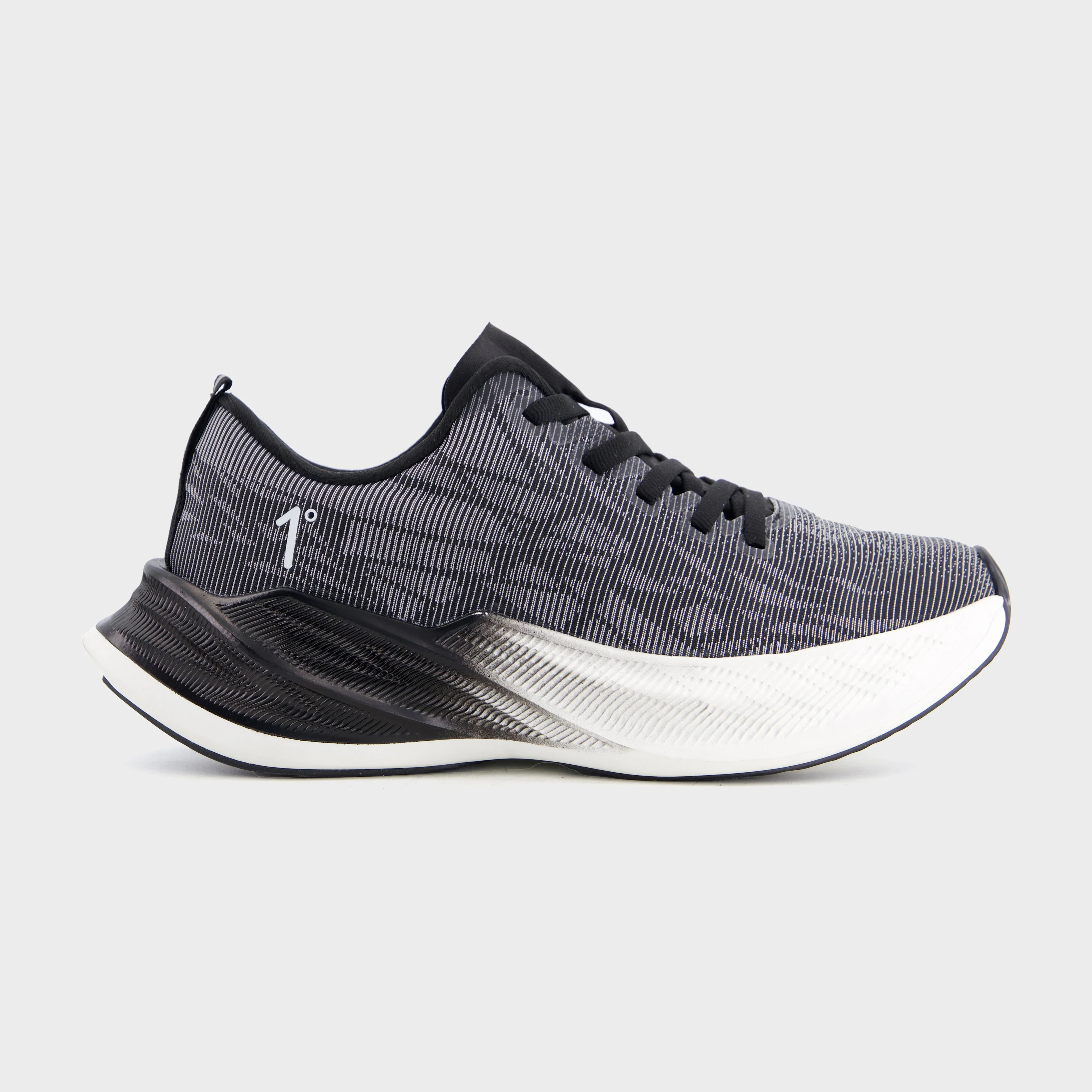 Black Turbo Running Shoe