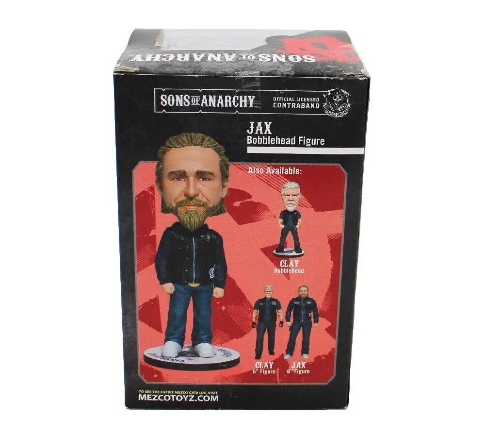 Charlie Hunnam Signed Sons Of Anarchy Jax Teller 6inch Bobble Head Toy