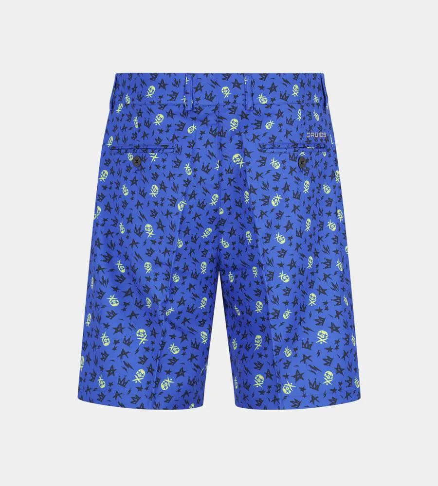CLIMA GRUNGE SKULLZ SHORTS - BLUE