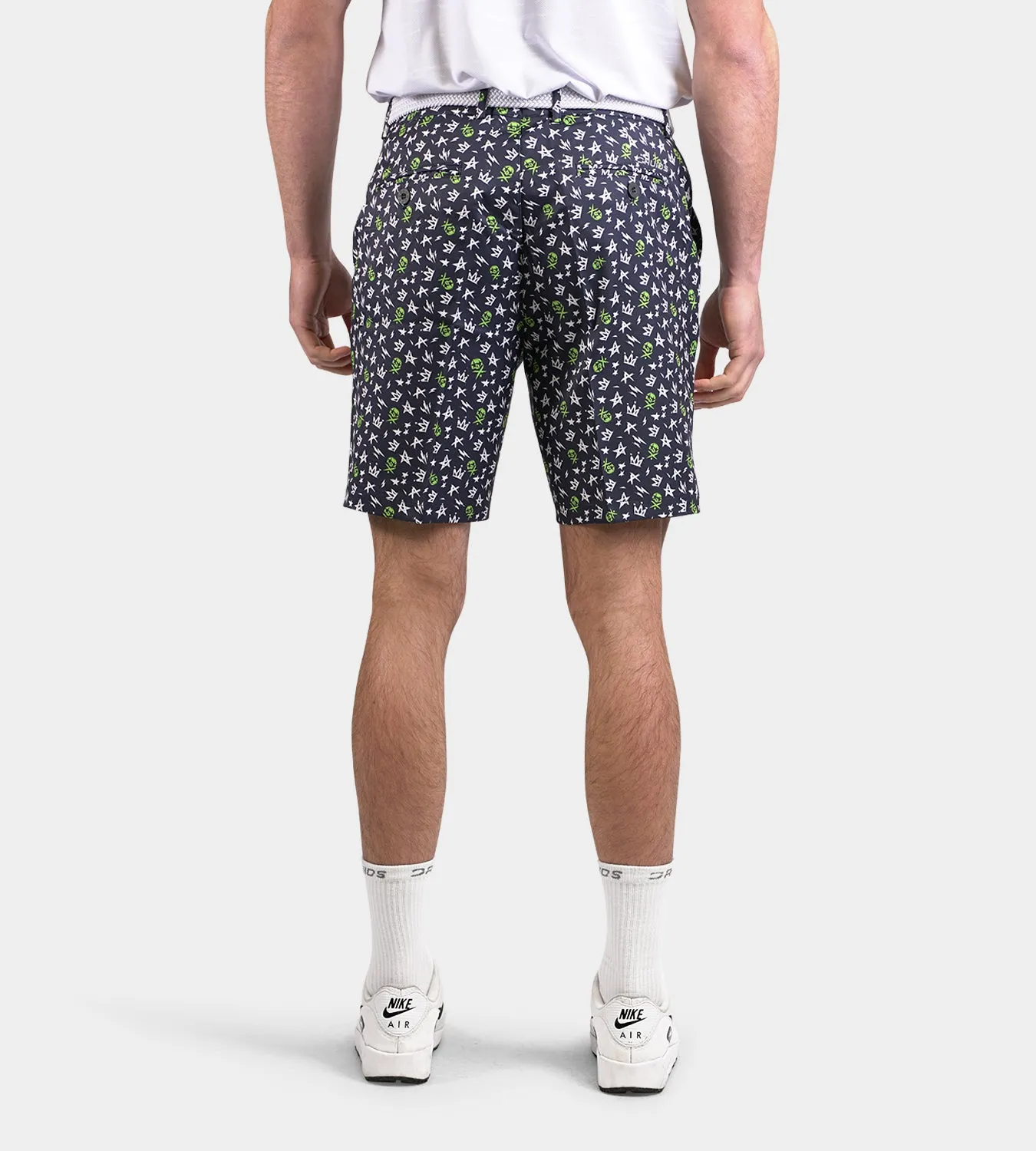CLIMA GRUNGE SKULLZ SHORTS - NAVY
