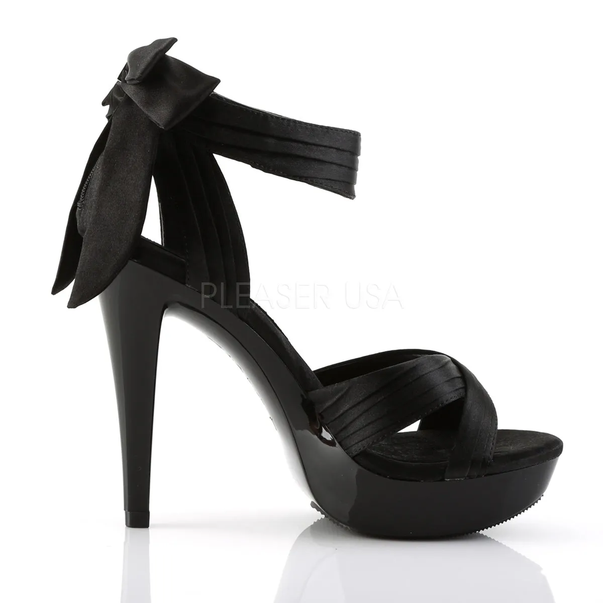 COCKTAIL-568  Black Satin/Black