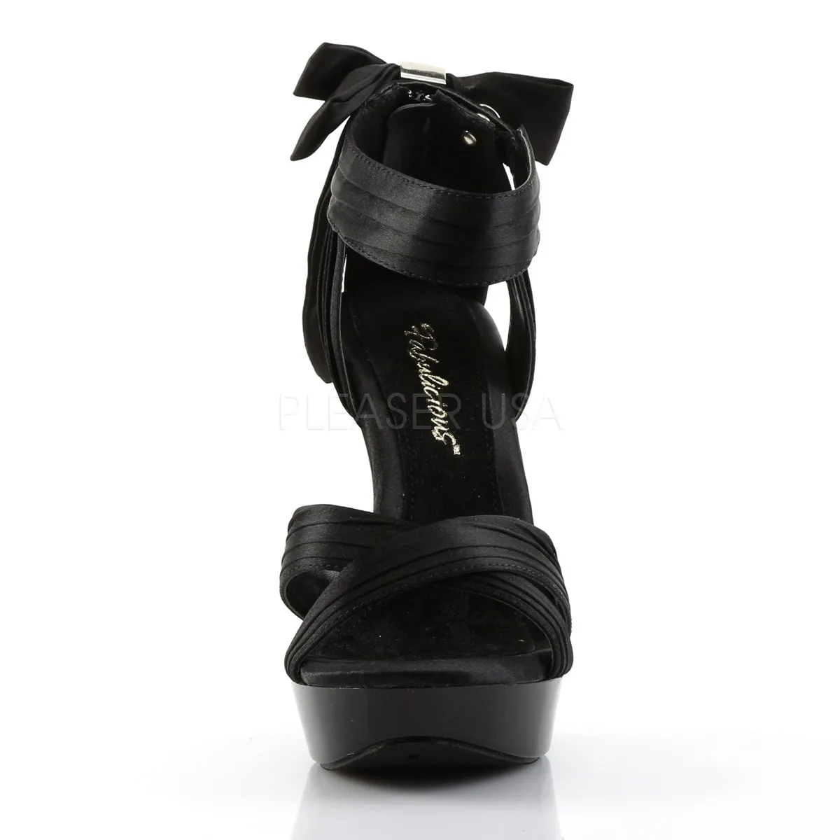 COCKTAIL-568  Black Satin/Black