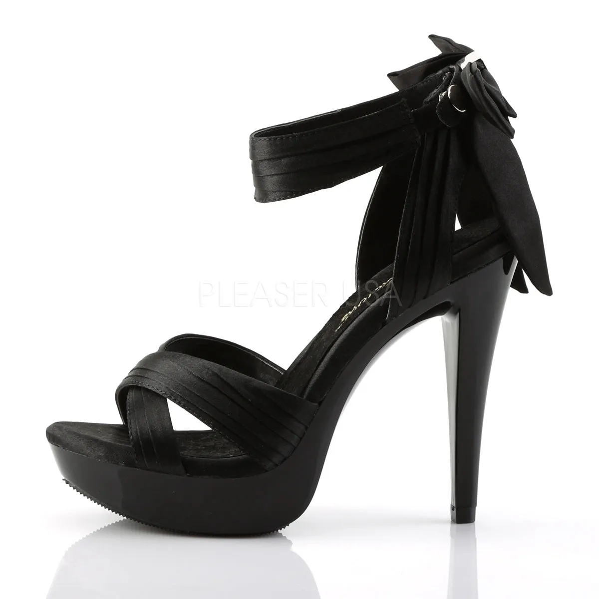COCKTAIL-568  Black Satin/Black