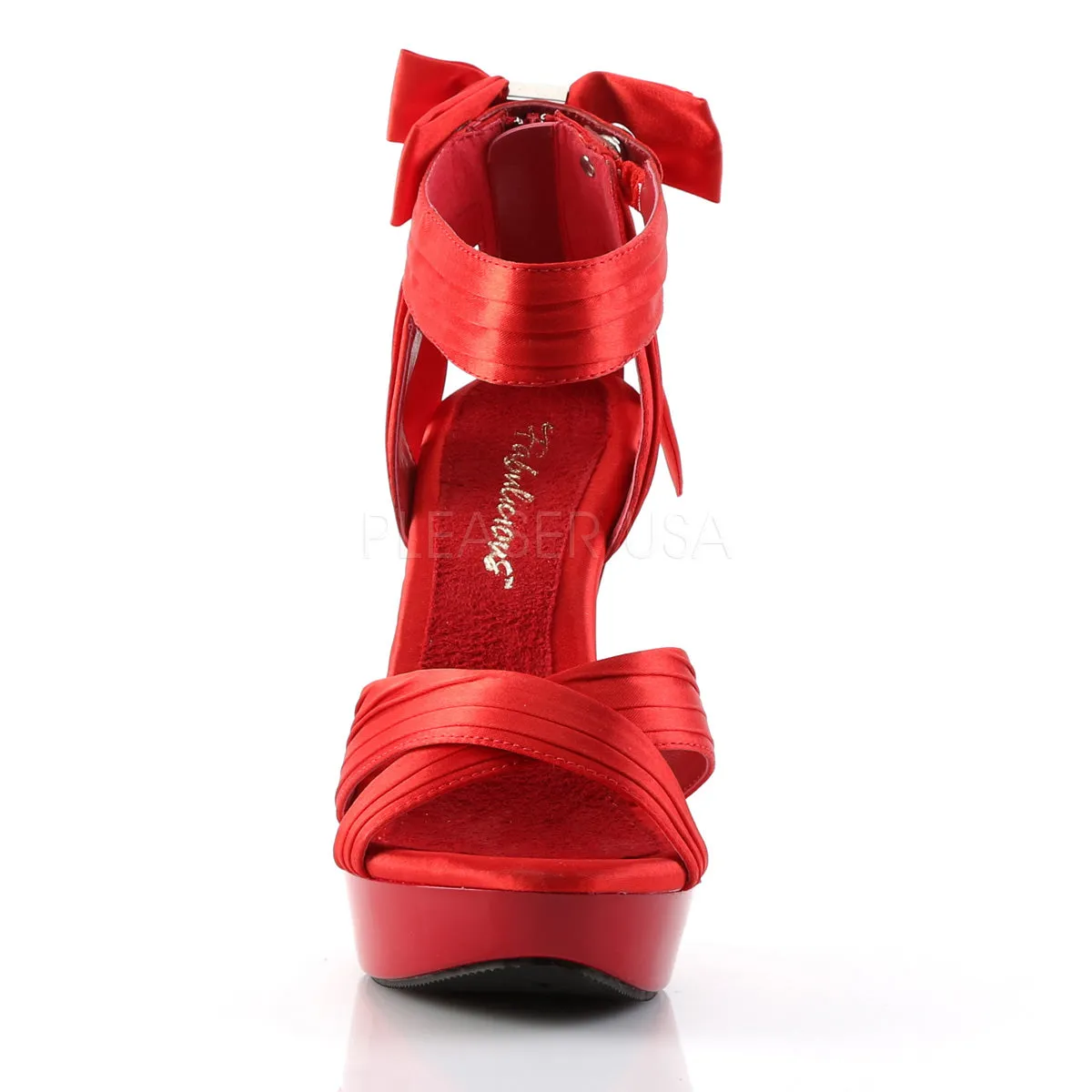 COCKTAIL-568  Red Satin/Red