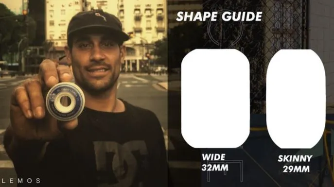 Crupie x ODB Ribeiro Wide Shape Skateboard Wheels