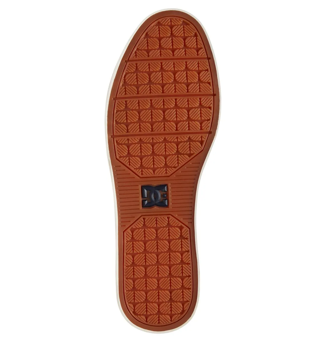 DC SHOES LYNNFIELD S NAVY DK CHOCOLATE TRAINERS (UK 7)