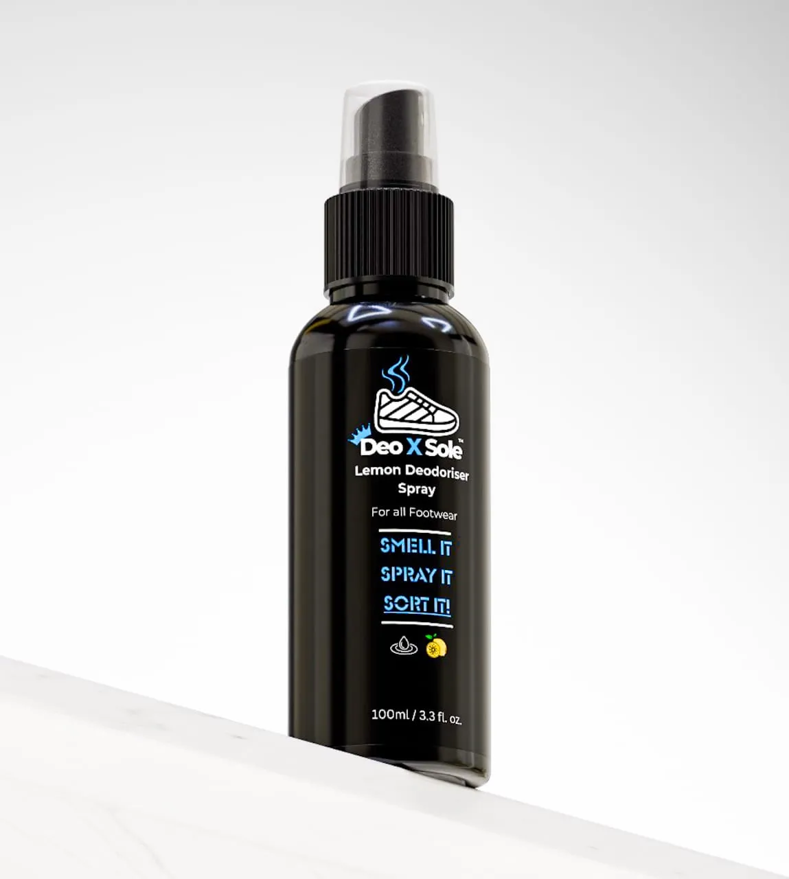 Deo X Sole’s Deodoriser Shoe spray