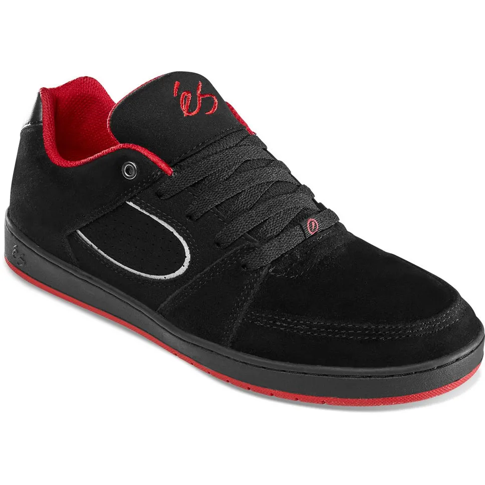 eS Footwear Accel Slim Black Silver Shoes
