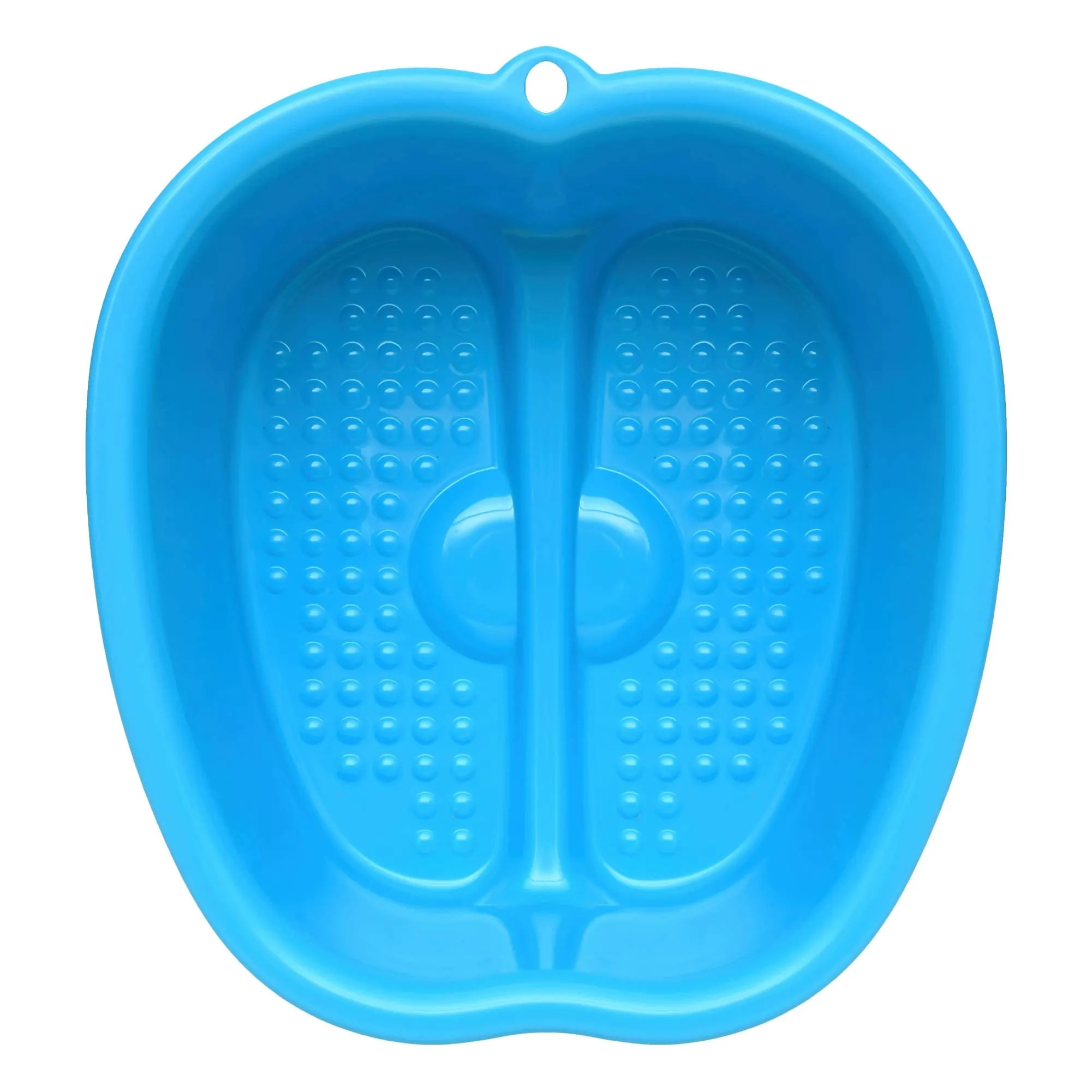 Foot Soaking Bath Basin - Large Size for Soaking Feet, Best Pedicure at Home Spa Treatment - Callus, Fungus and Dead Skin Remover, Enjoy Hot Water Foot Massager, Scrubbing in This Tub/Bucket - Blue