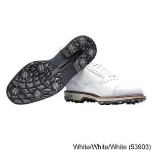 Footjoy Premiere Tarlow Cleated Laced Series shoes 8.5 White/White/White (53903) M