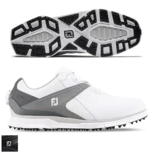 FootJoy Pro/SL BOA Shoes-Previous Season Style 9.5 White/Grey (53817) M