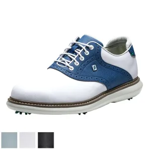 Footjoy Traditions Shoes 8.5 White/Brown/Gray (57905) M